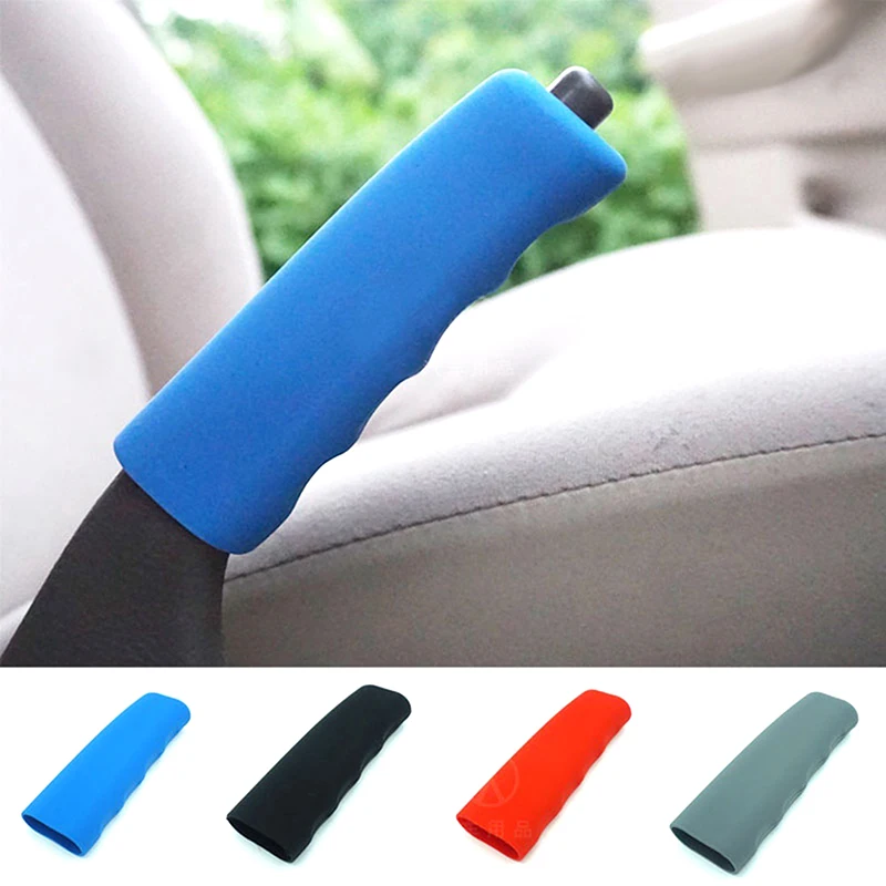 Hand Brake Set Universal Car Handbrake Sleeve Silicone Cover Anti-Skid Auto Parking Brake Car Handbrake Decorative Shell