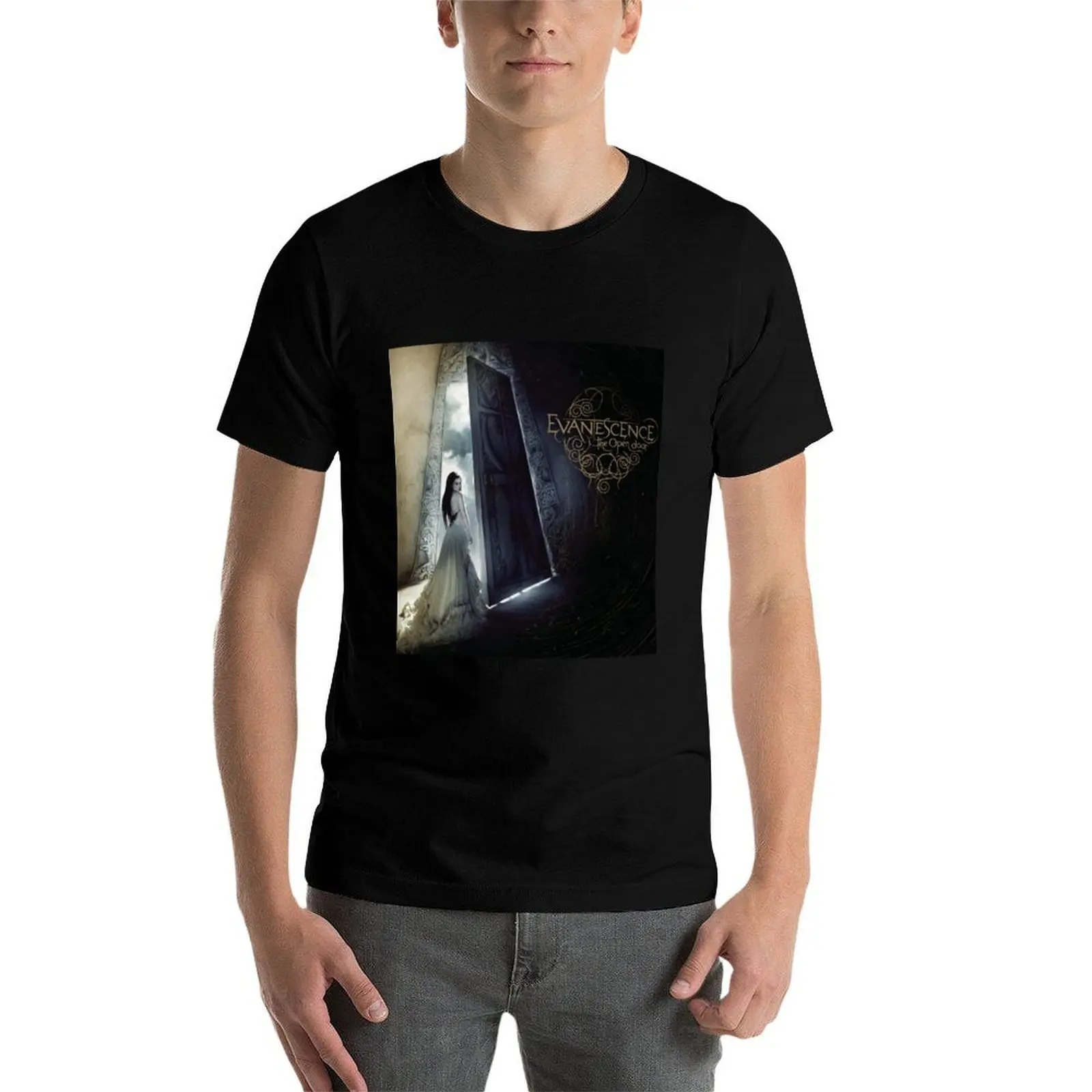 The Open Door T-Shirt man t shirt designer funny t shirts cotton man t shirts for men casual