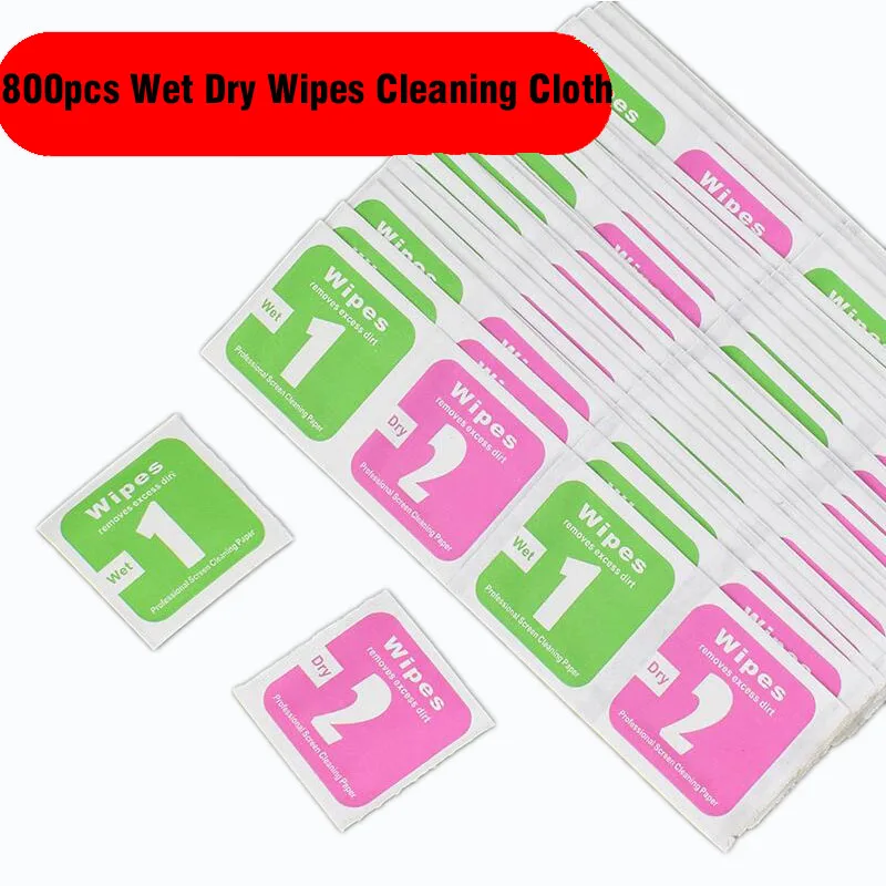 Alcohol Package Wet And Dry Package Cell Phone Film Tools Screen Wipe Paper Tempered Film Special Cleaning Screen Cloth Alcohol