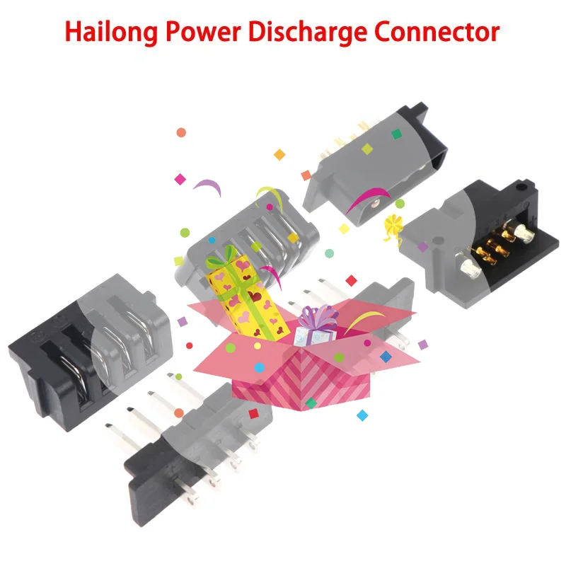 

1Pair Hailong Power Discharge Connector 4pins/5pins/6pins Male And Female Ebike Parts Power Plug