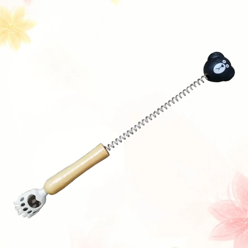 

Весенний деревянный эластичный массажный молоток, портативная палочка для ног, бедер, талии, улучшения иммунной системы, массажная летучая мышь