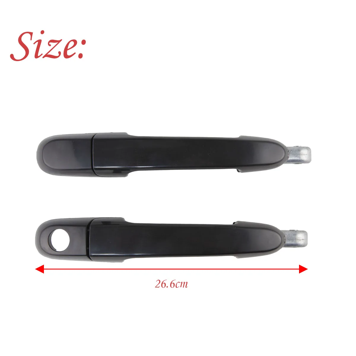 4 Pcs Exterior Door Handle Front Rear For Hyundai Accent Dodge Attitude 2006 2007 2008 2009 2010 2011 826501E000 826601E000