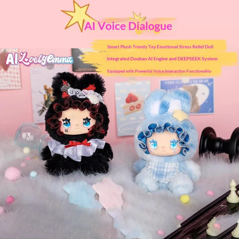 ตุ๊กตาอีม่า ไอ ทอยส์ ตุ๊กตาผ้าพลัฌแบบโต้ตอบได้ ของเล่นสัตว์เลี้ยงนุ่มนิ่ม พร้อมฟังก์ชั่นสนทนาด้วยเสียง สำหรับเด็กผู้หญิง ของเล่นน่ารักสะสมได้ ตุ๊กตาอีม่า ไอ ทอยส์ น่ารัก