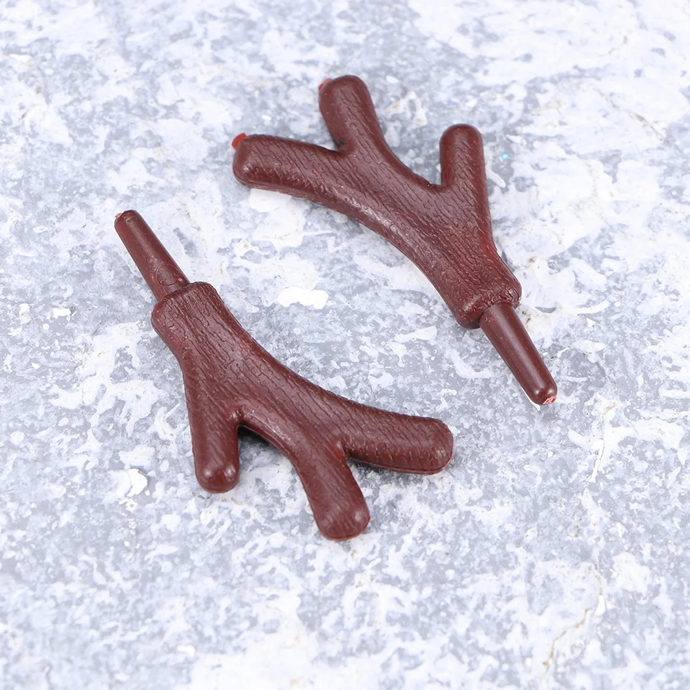 

120pcs Antler Pendant Craft Decoration Durable High Quality Material Christmas DIY Accessories Festive Joy Branch