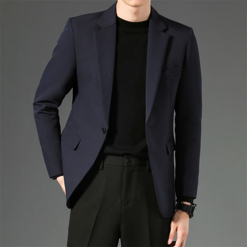 

Casual Suit Men Korean Style Jacket Trendy and Handsome Brand Business Suit Top Hong Kong Style Quality Western Youth Jacket