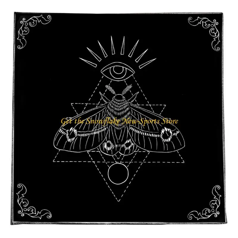 

E56D Divinations Tablecloth Eye Insect Astrology Altars Cloth Tarots Tablecloth