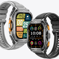 X5 smartwatch heart rate blood oxygen bluetooth call voice assistant GPS positioning compass outdoor sports
