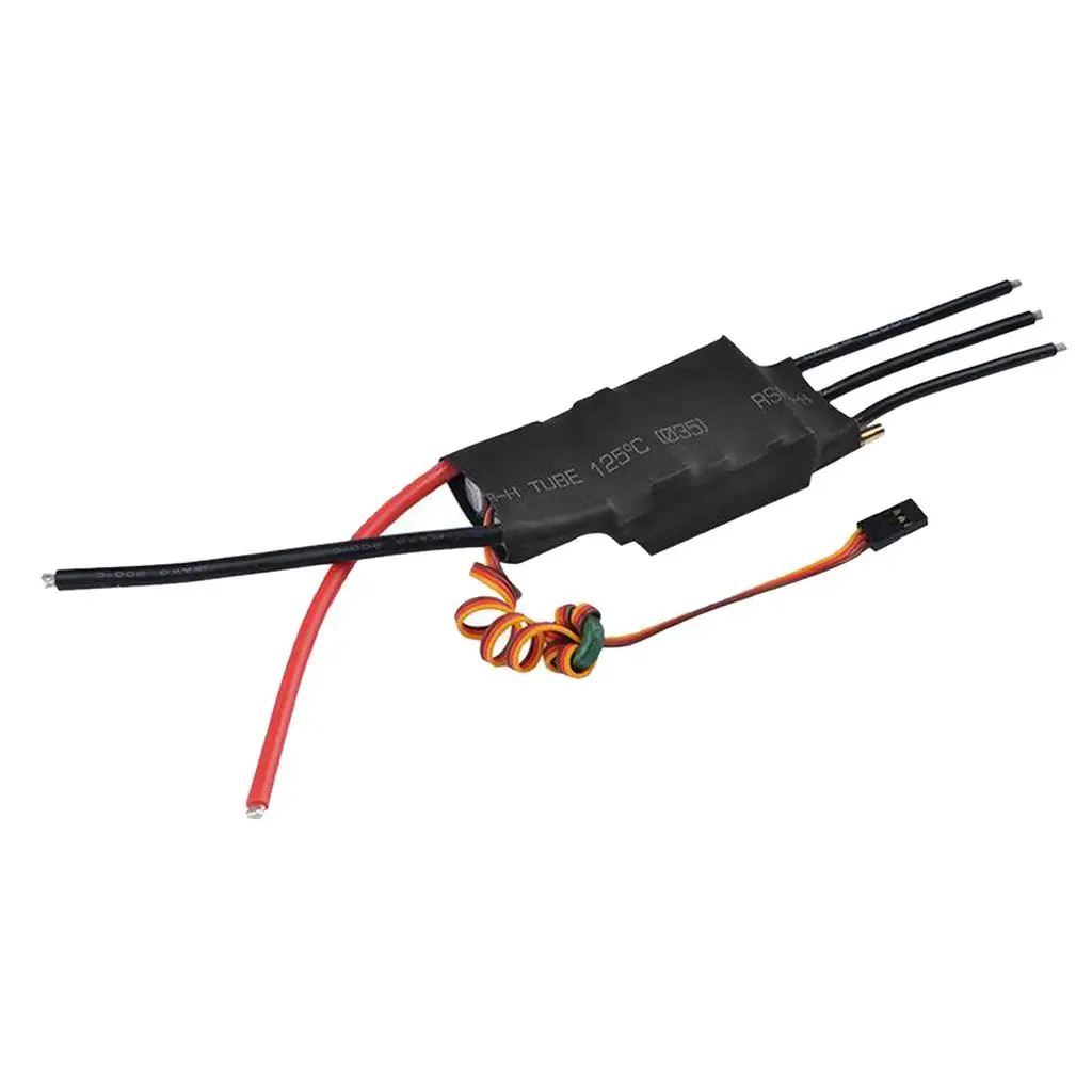 60A Electronic Speed Controller Brushless Motor ESC for RC Speedboat Crawler Truggy Monster Buggy Truck Parts