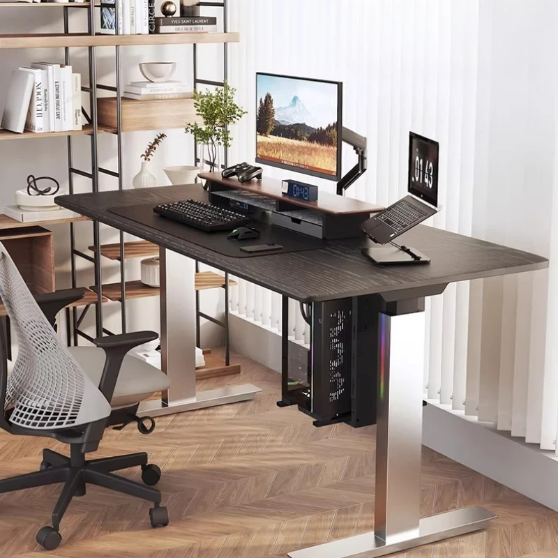 Under Desk PC Mount Floating CPU Holder Universal Computer Case Suspension Bracket Space Saving Gaming Workstation Organizer