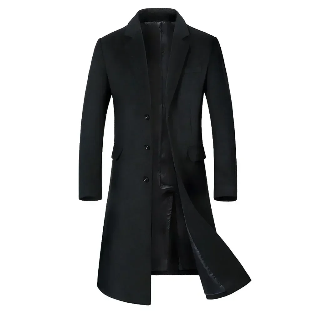 Wool content 54% coats for men,A Long Jacket Below The Knee,Men's Overcoat,Men's Coat Windbreaker,Men Coats,Wool Coat Men