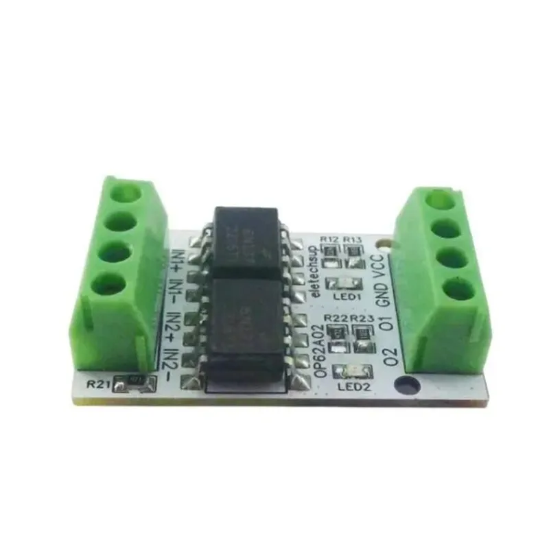 4pcs 2CH High-Speed 10MBit/s 5000Vrms Logic Gate Photocoupler Module 3.3V 5V Digital Logic Level Converter for Pico ESP32 MCU