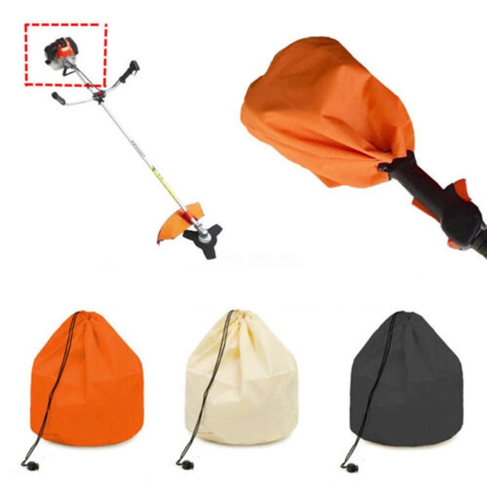 

1pcs Engine Covers Bag Waterproof Dustproof Cover For Weedeater Trimmer Orange/white/black Covers Bag Lawn Mower Accessories