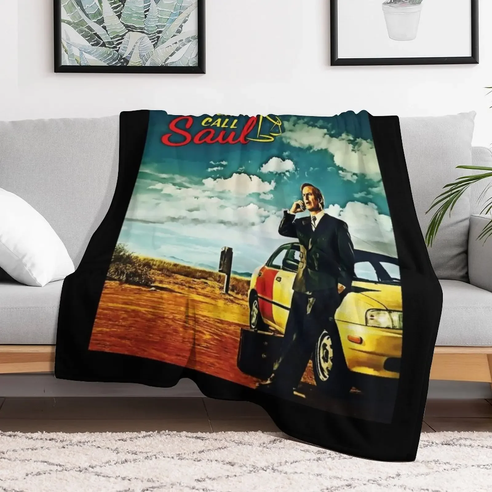 Better Call Saul Throw Blanket Cozy Light Blanket for Travel Camping Picnic