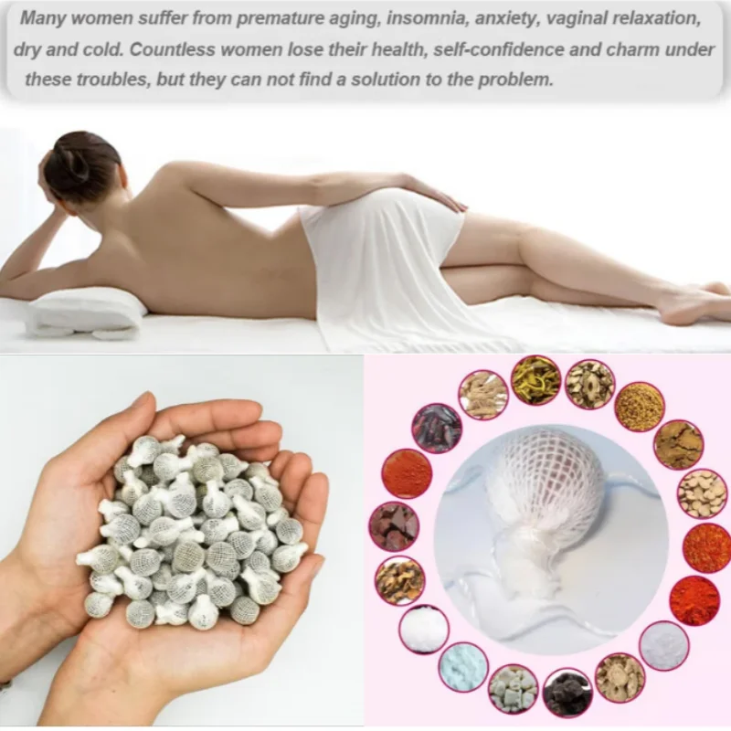 10Pcs Yoni Pearls Cleansing Anti Infection point Tampon Natural Herbal Womb Yoni Vaginal Clean Uterus pills Healing Detox Pearls