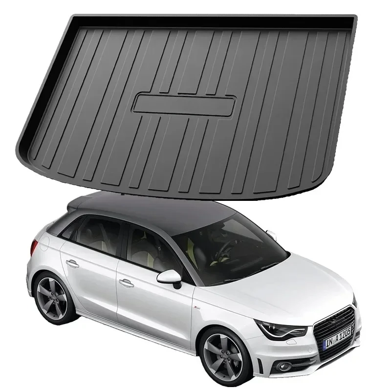 Upgrade TPE Car Rear Trunk Mats Storage Pads Cargo Tray Dustproof Waterproof Protecion Cushion For Audi A1 2012-2024 2015 2017