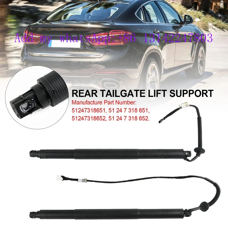 For 2015-2019 F16 BMX X6  Hatch Lift support opener shock absorbert Electric  Gas Spring Struts 51247318651 51247318652