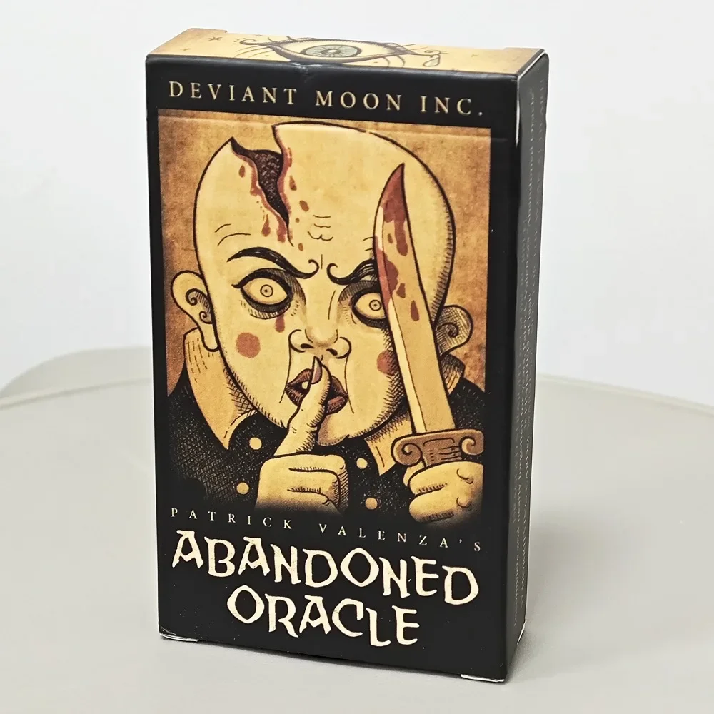 Колода карт Oracle Abandon Oracle 10,5*6 см, основанная на кошмарах из дневников сновидений Патрика Валензы, 52 ужасающих карты Oracle.