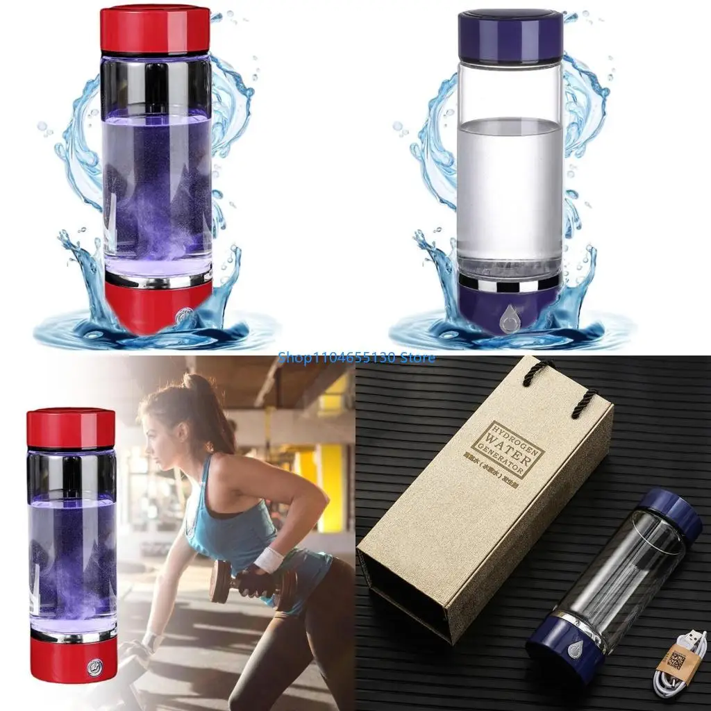 H Rich Water Glasses Hydrogens Water Bottles Hydrogens Water Generator Cup