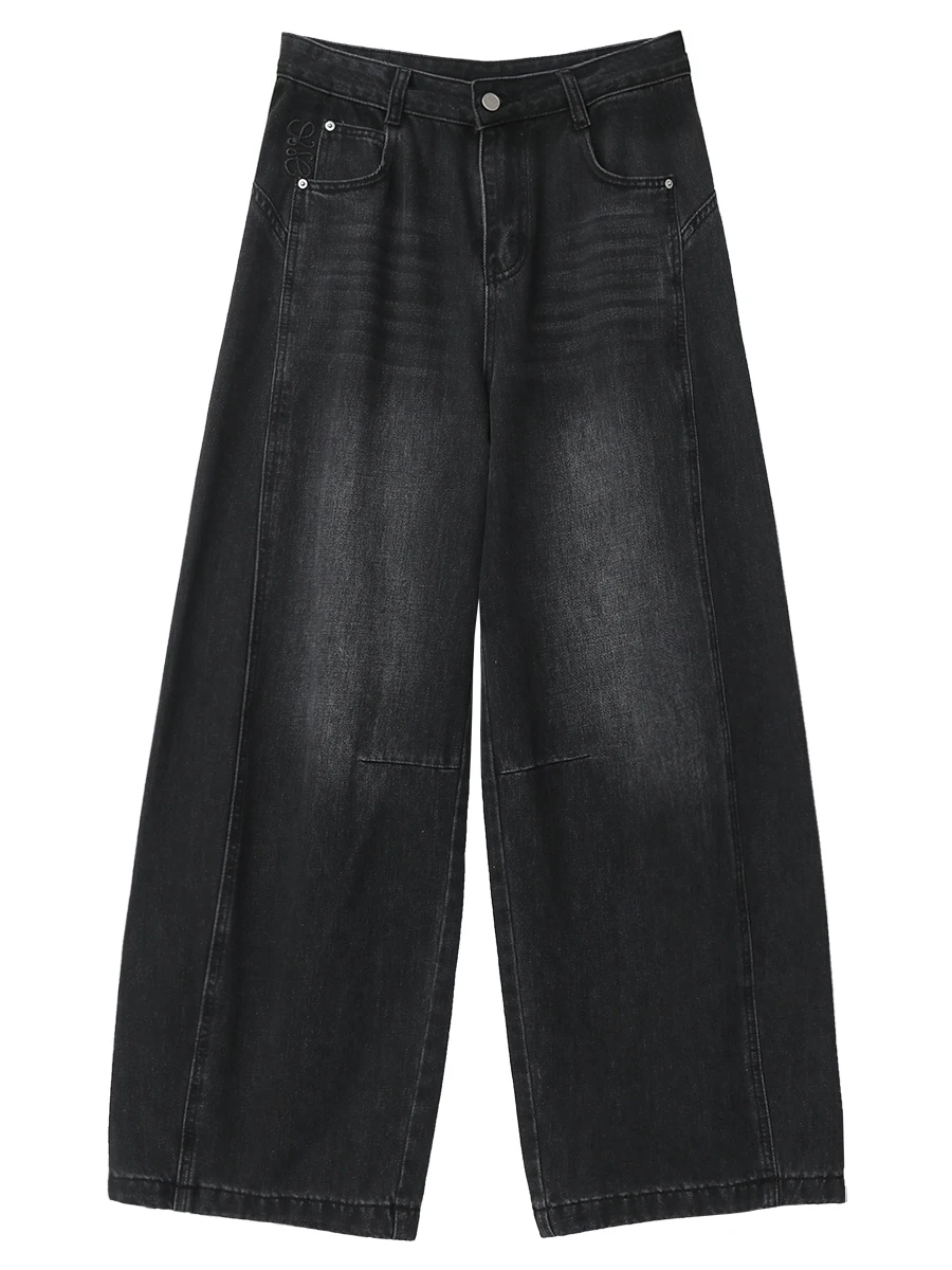 Women's High Waist Wide Leg Loose Fit Jeans