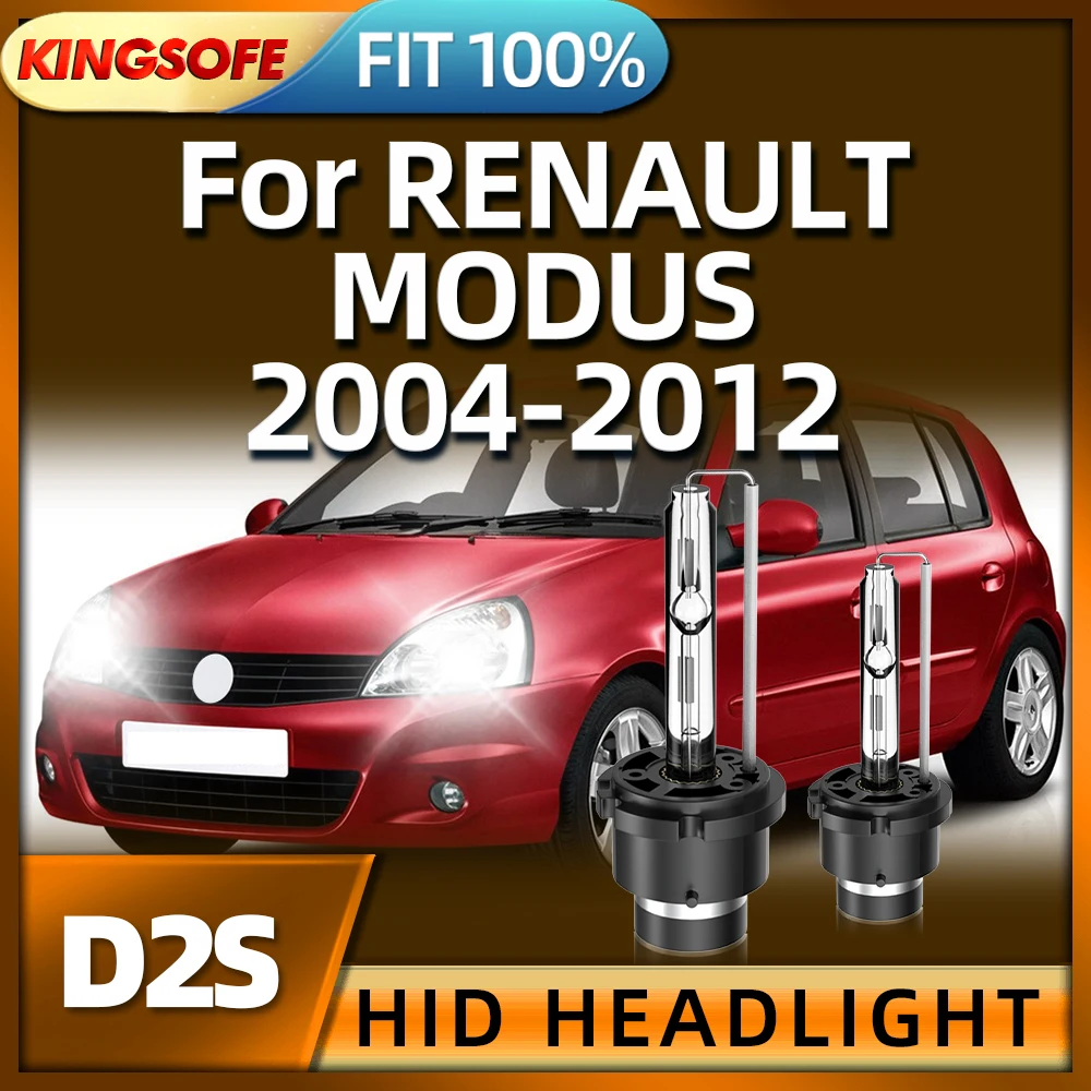 

KINGSOFE HID Bulb Car Light Xenon D2S 6000K For RENAULT MODUS 2004 2005 2006 2007 2008 2009 2010 2011 2012