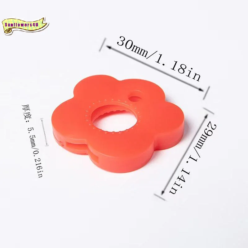 Flower Shaped Silicone Key Cap Covers 10Pcs Soft Flexible Key Organizer with Keychain for Travel Keyboard Protection