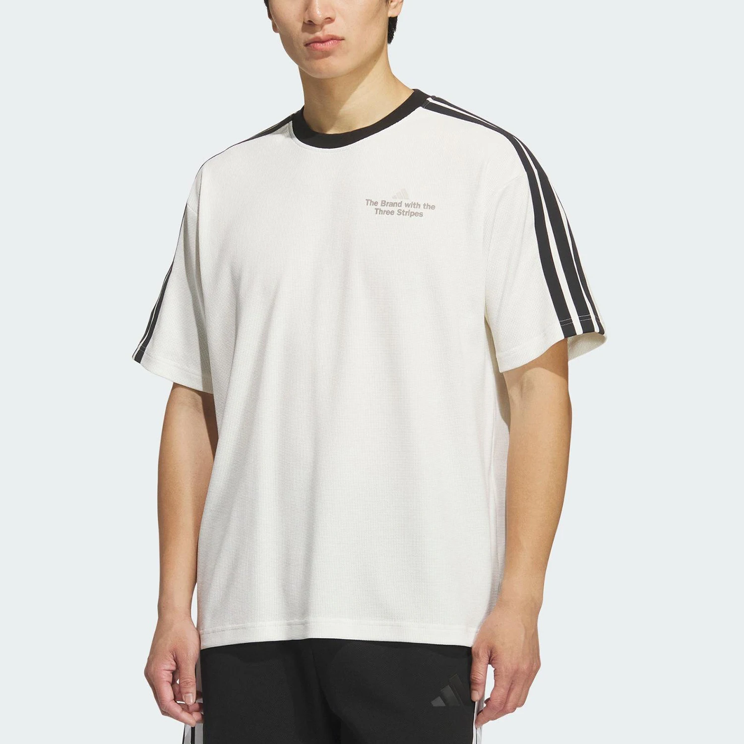 

Adidas genuine LOOSE FIT T-SHIRT Men's Three-stripe Tee KF2472