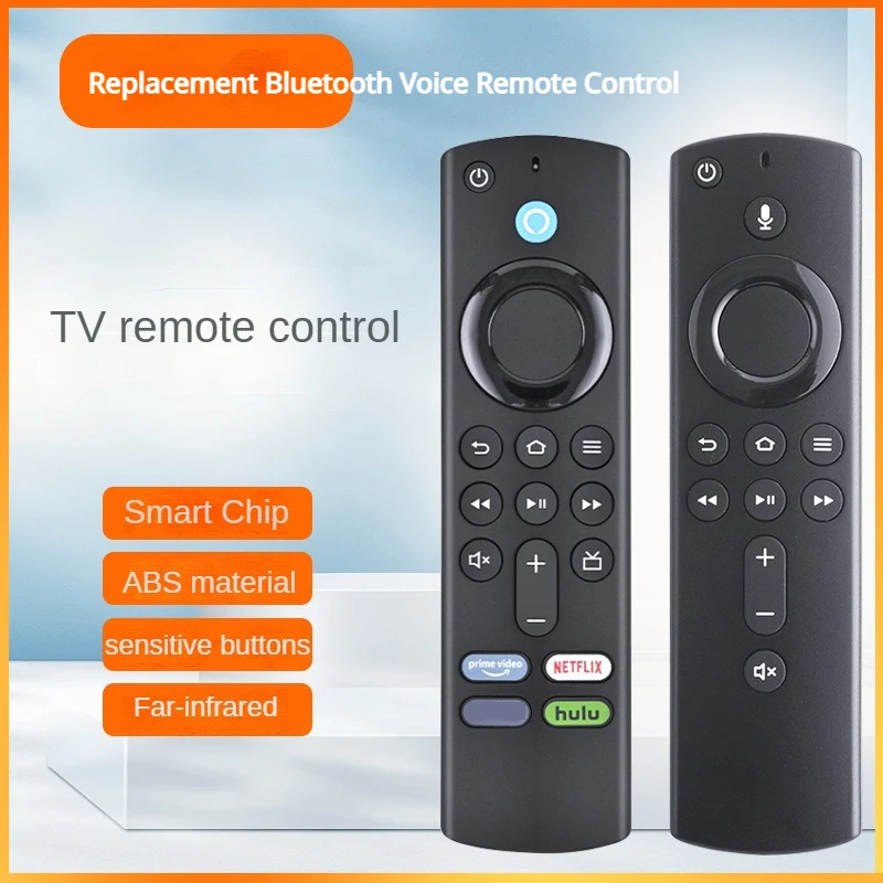 433 MHz ABS Smart TV Voice TV Stick L5B83G Remote Control for Amazon Fire TV Stick Lite/4K Remote Control Replacement