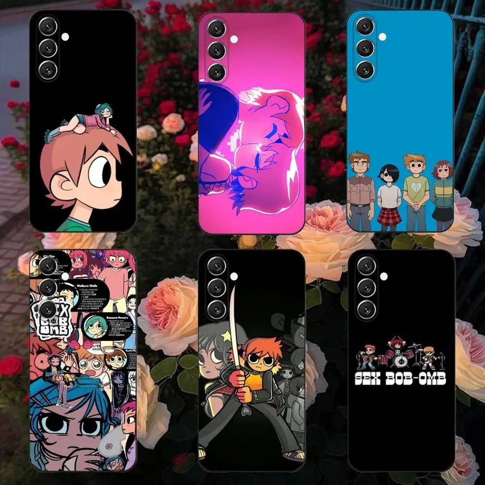 

Cartoon S-Scott Pilgrim Phone Case Phone Case For Samsung Galaxy A13,A21s,A22,A31,A32,A52,A53,A71,A80, Soft Black Shell