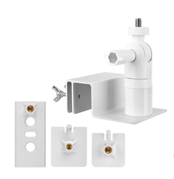 Combined Solar and Camera Mount for Exterior Applications with Tiltable Panel Base and 360-Degree Rotatable Camera Platform