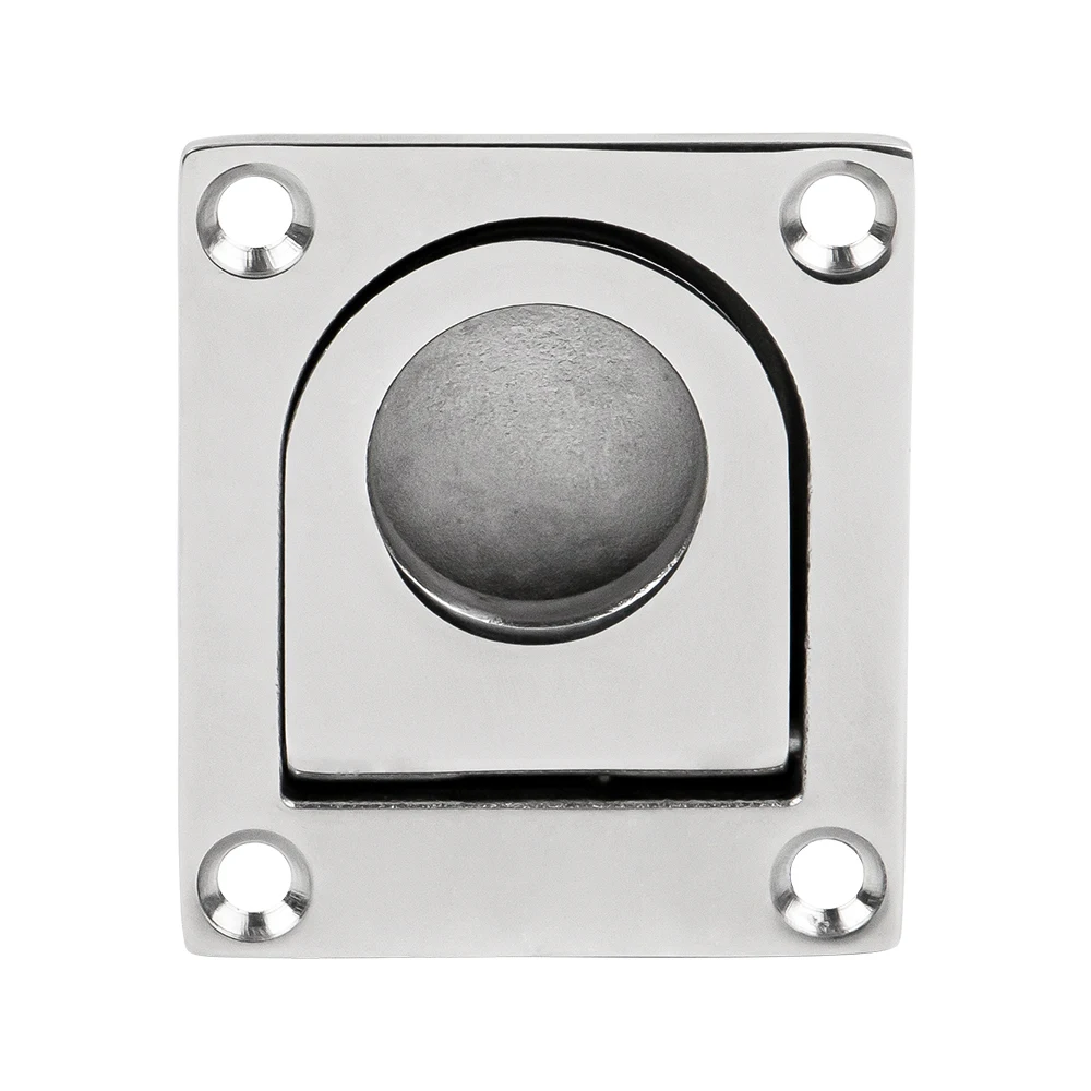 316Stainless Steel Marine Locking Pull Ring Handle Boat Flush Mount Pull Ring Hatch Latch Lift Handle High Quality Boat Hardware
