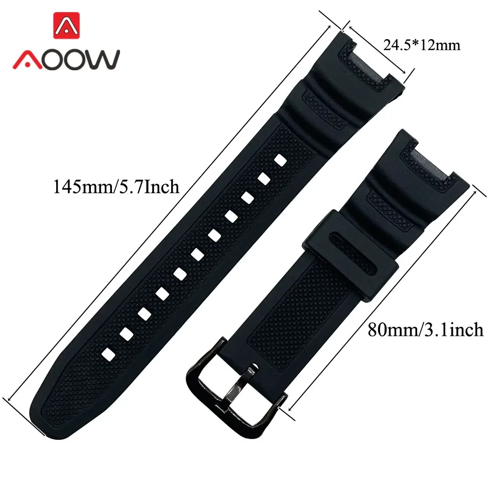 Silicone Strap Watchband for Casio G-shock SGW-100 SGW-200 Rubber Sport Waterproof Men Replace Band Bracelet Watch Accessories