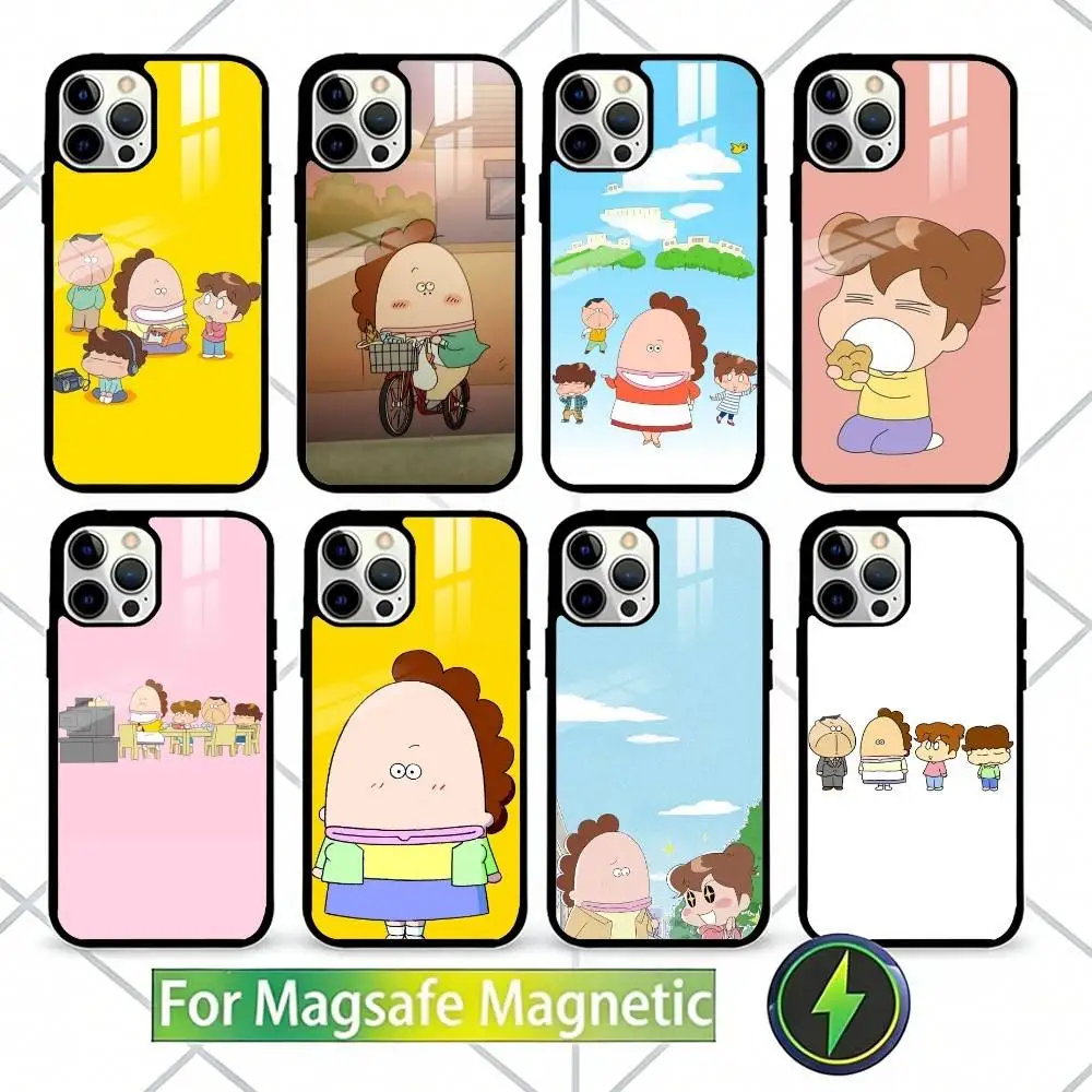 

Cute Anime A-Atashin Chi Phone Case For iPhone17,16,15,14,13 Plus,Pro Max Magnetic For Magsafe Wireless Charging