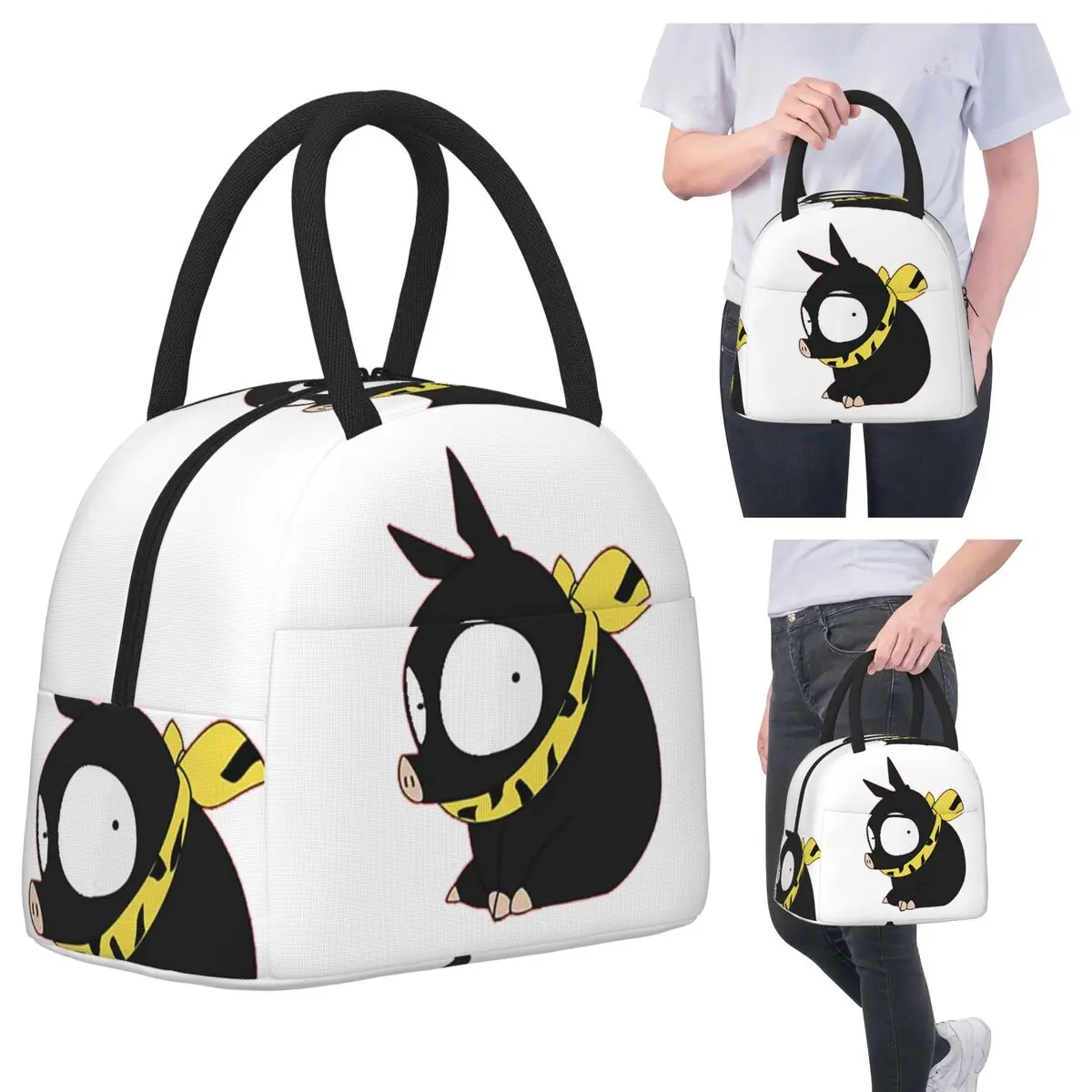 

P Chan Ranma Lunch Bags Insulated Bento Box Waterproof Lunch Tote Leakproof Picnic Bags Cooler Bag for Woman Kids Work