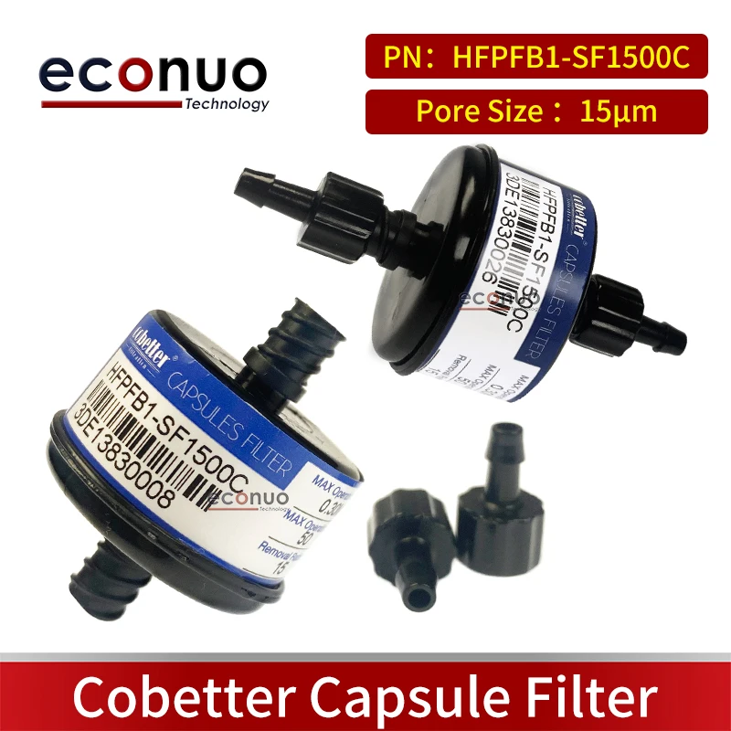 

2PCS New Arrival Cobetter Capsule Filter HFPFB1-SF1500C 15UM HFPFB1-SF1000C 10UM For Inkjet Printer