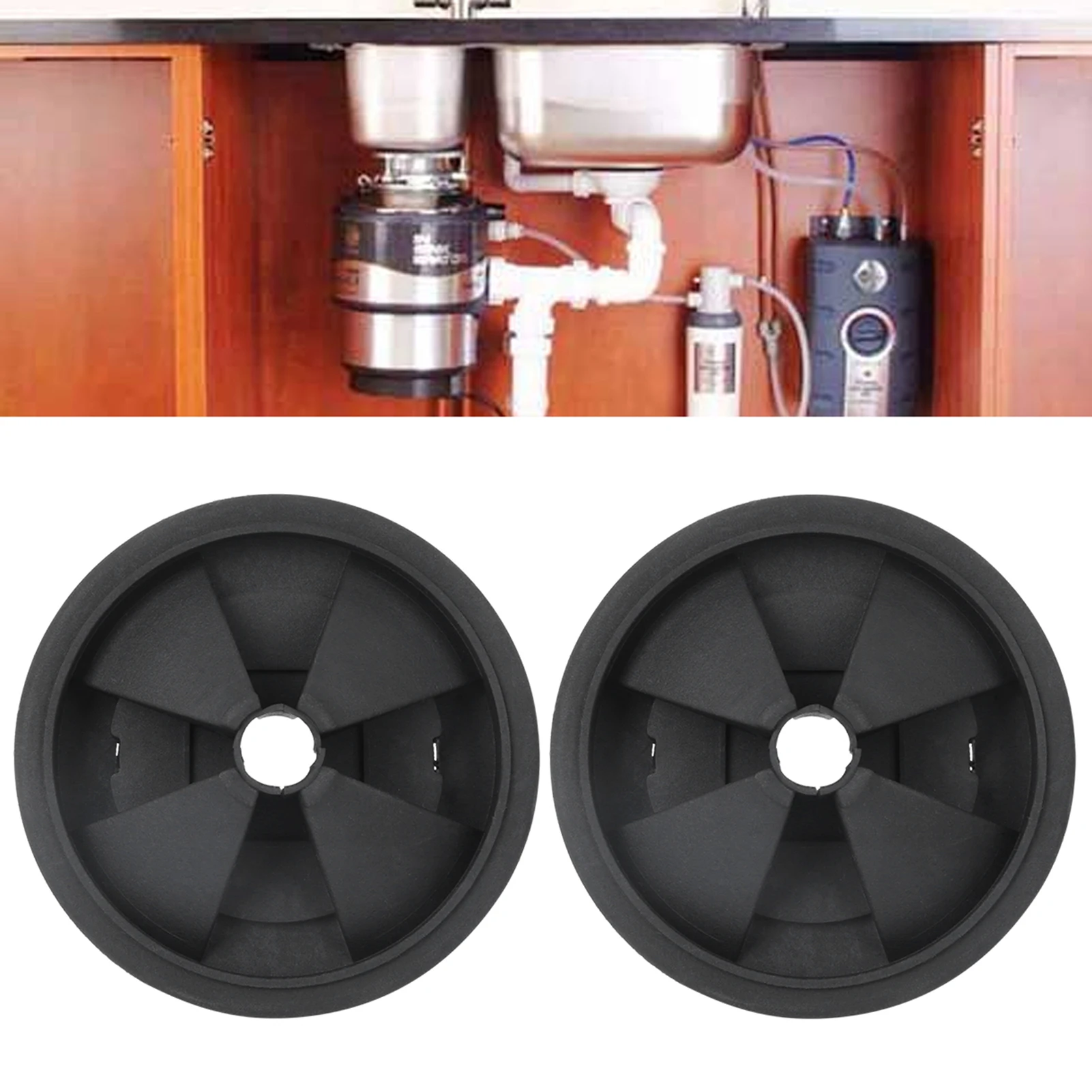 Silicone Waste Disposer Anti Splashing Cover Fit for InSinkErator 87mm Outer Diameter Waste Disposer Cover Replacement