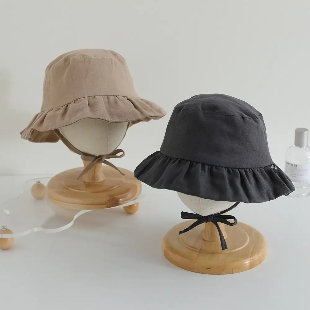 

Fashion Lightweight Baby Bucket Hat Sun Shade Breathable UV Block Cap Comfortable Fisherman Hat Baby