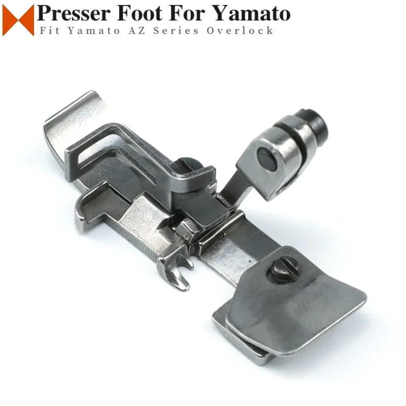 2107310 / 2107311 Presser Foot Fit Overlock Sewing Machine For Yamato 4 Thread AZ6020 AZ8020 AZ8039 Needle Distance 2.4mm