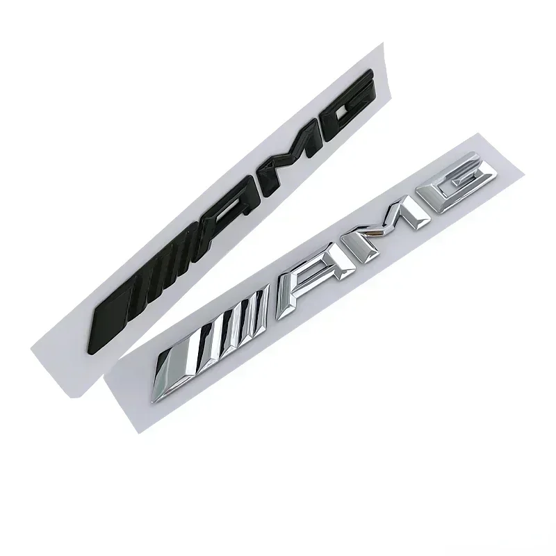 Alloy AMG Car Emblem Grille Letter Badge for Mercedes Benz AMG W204 W205 W210 W211 W212 W213 W167 W176 W463 GLC C63 G63 E63 view 6