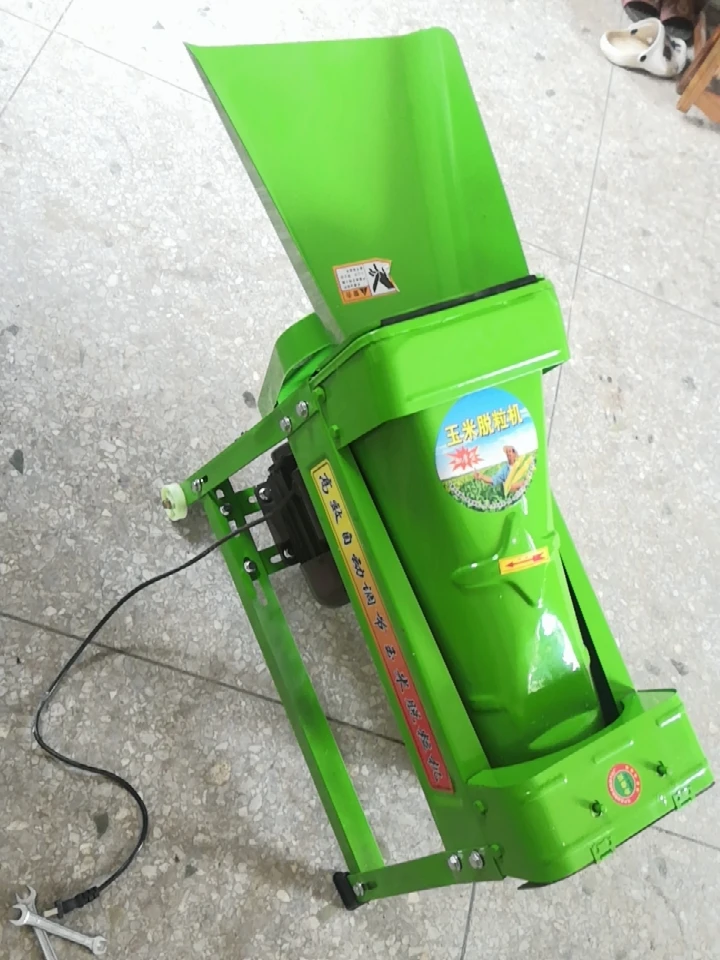 New Design Small Corn Thresher Automatic Household Corn Beater Machine Small Electric 220v Corn Threshing Equipment