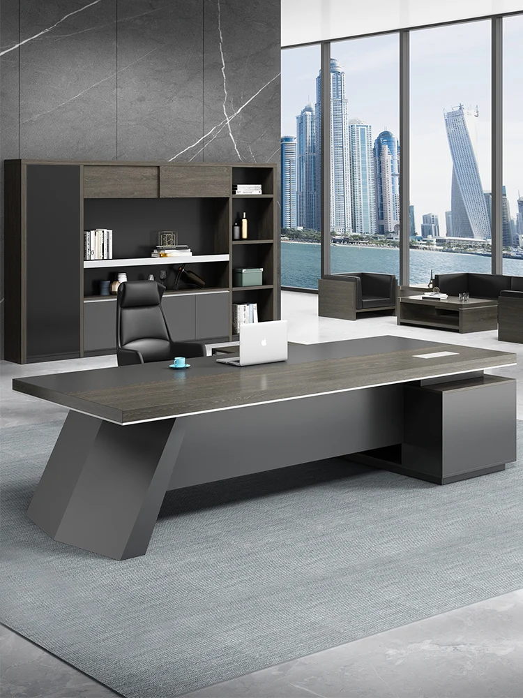 

Simple Modern Large General Manager Desk Supervisor Work Table Mesa De Escritorio Office Furniture KMOD