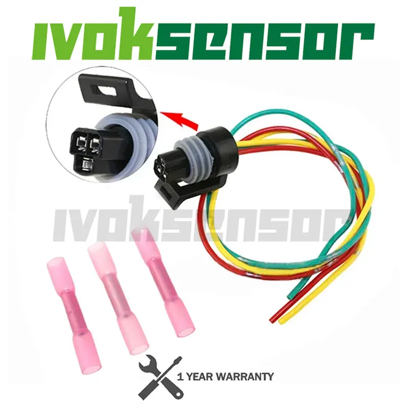 Piezas de enchufe del kit de plástico de cola de cerdo del conector del sensor adecuadas para 1840078 C1 1830669 C91 1850353 C1 1850353 C2 1807329 C92 1807329 C91