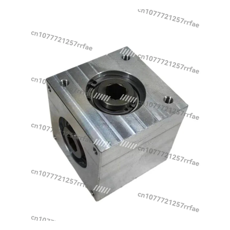 Small bevel gear corner gear 90 degree speed ratio 1:1 right angle transmission gearbox shaft hole keyway/hexagon