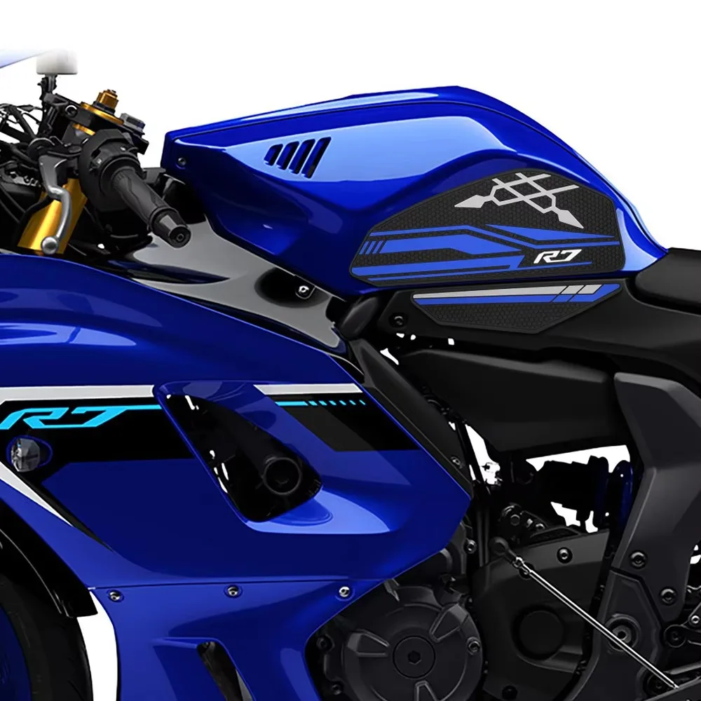 For YAMAHA R7 YZF R7 YZF-R7 2021-2025 2022 2023 Protector Anti Slip Tank Pad Sticker Gas Knee Grip Traction Side Pad 3M Decal