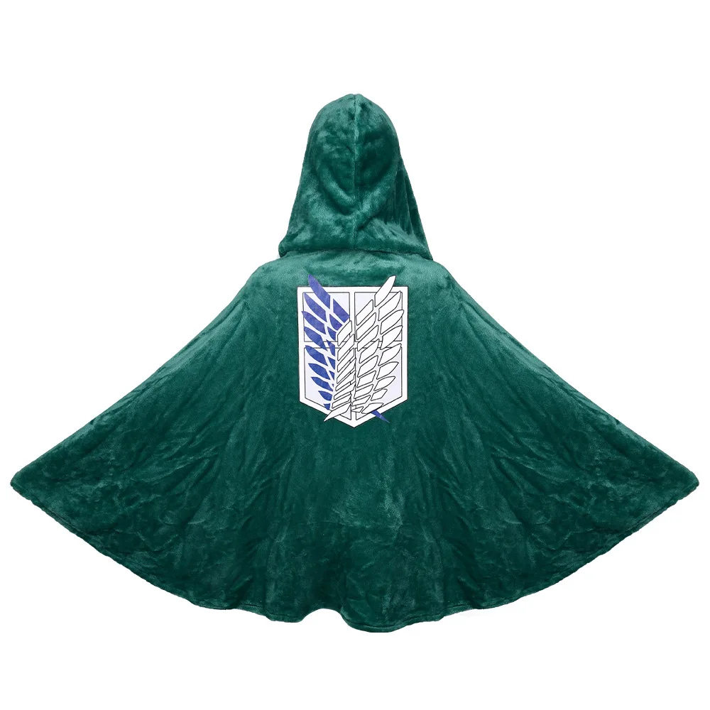 loween Olay Anime Atta on Titan Freedom Wing Mantello Velluto Plu Fem Costume Cosplay Autunno Faion Streetwear