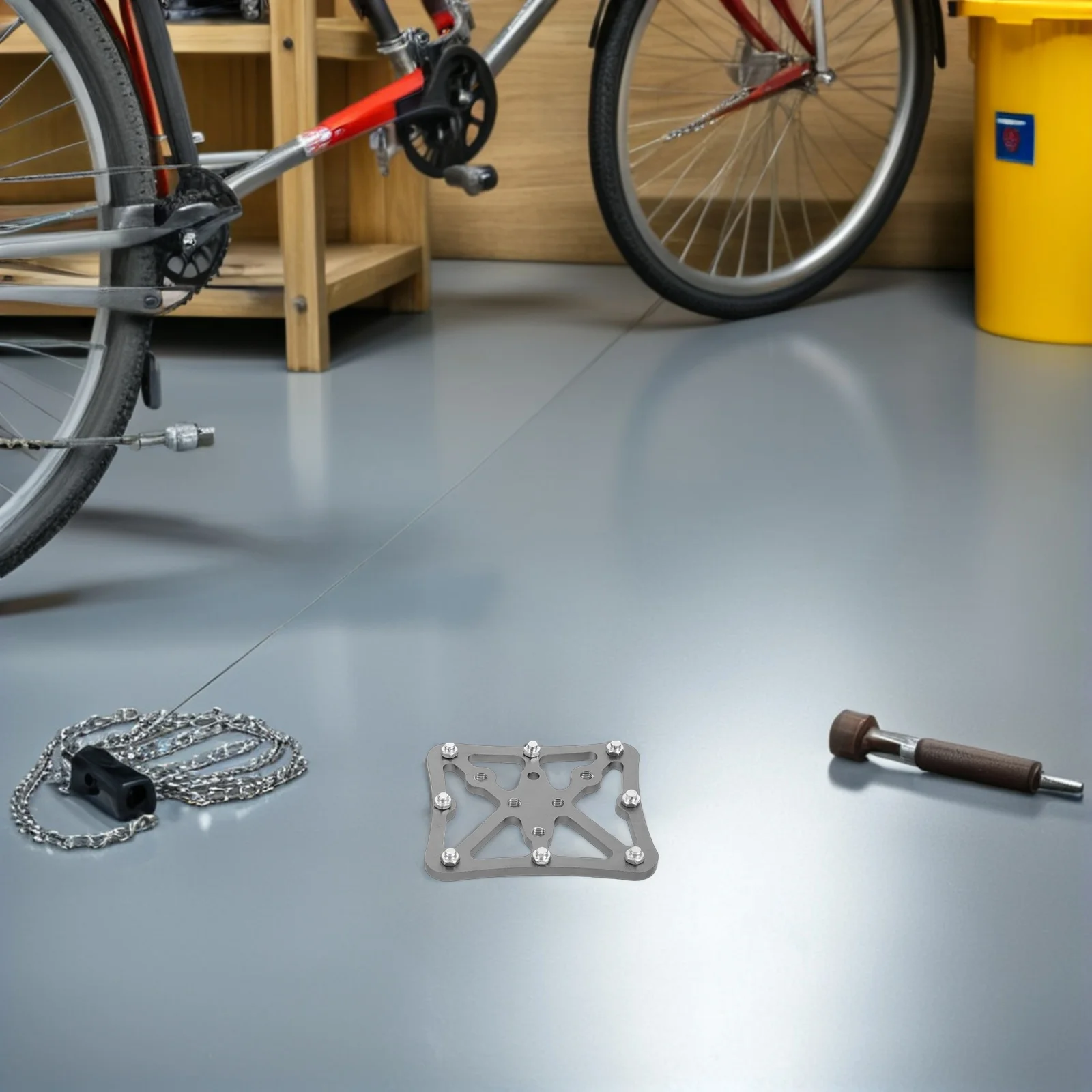 

1 Pair Bicycle Conversion Pedals Metal Alloy Non-Slip Flat Pedals For Mountain Bike Road Cycling Outdoor Sports Replacement