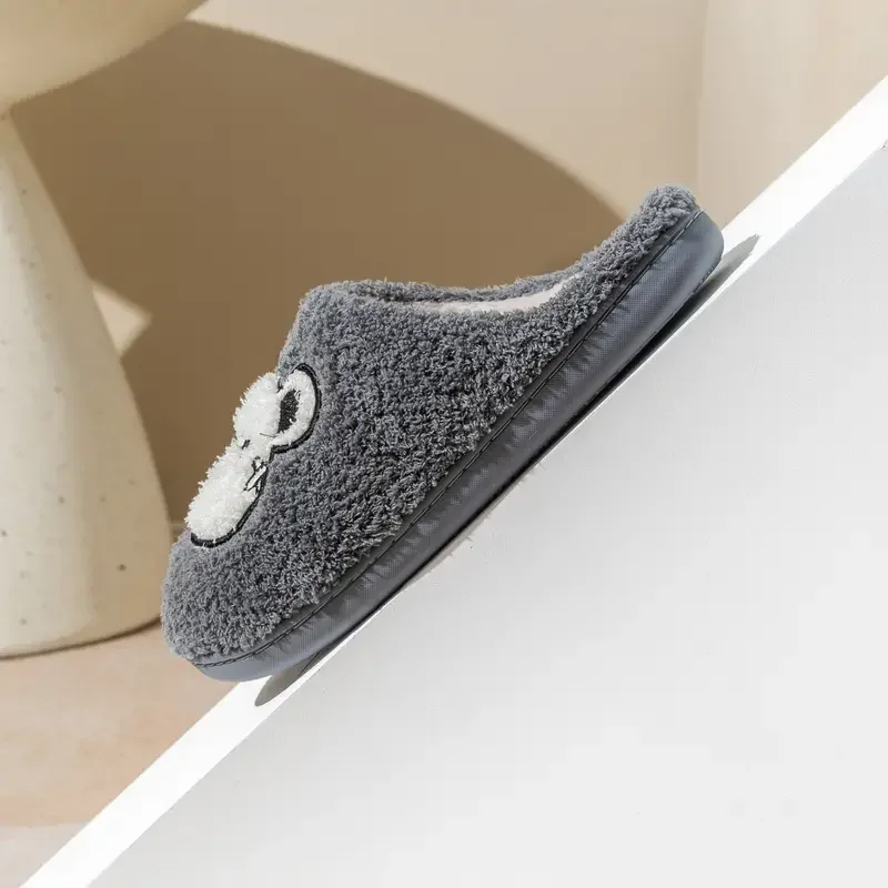 Pantofole da casa con motivo orso carino Pantofole da casa morbide e accoglienti Scarpe slip-on antiscivolo Scarpe da interno per uomo Scarpe