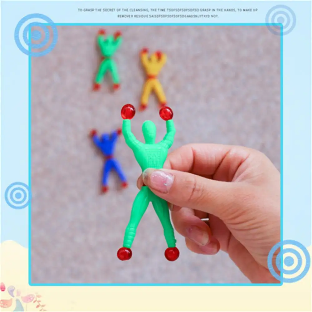 Children's Simulation Mini Character Toy Climbing Wall Hanging Novelty Funny Toys Children Baby Gift Juguetes