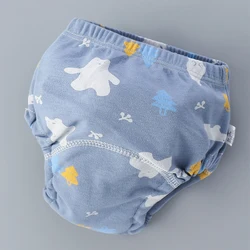 6 Layer Baby Cotton Training Pants Panties Reusable Kids Cloth Diapers Nappies Washable Infant Children Underwear Nappy Changing