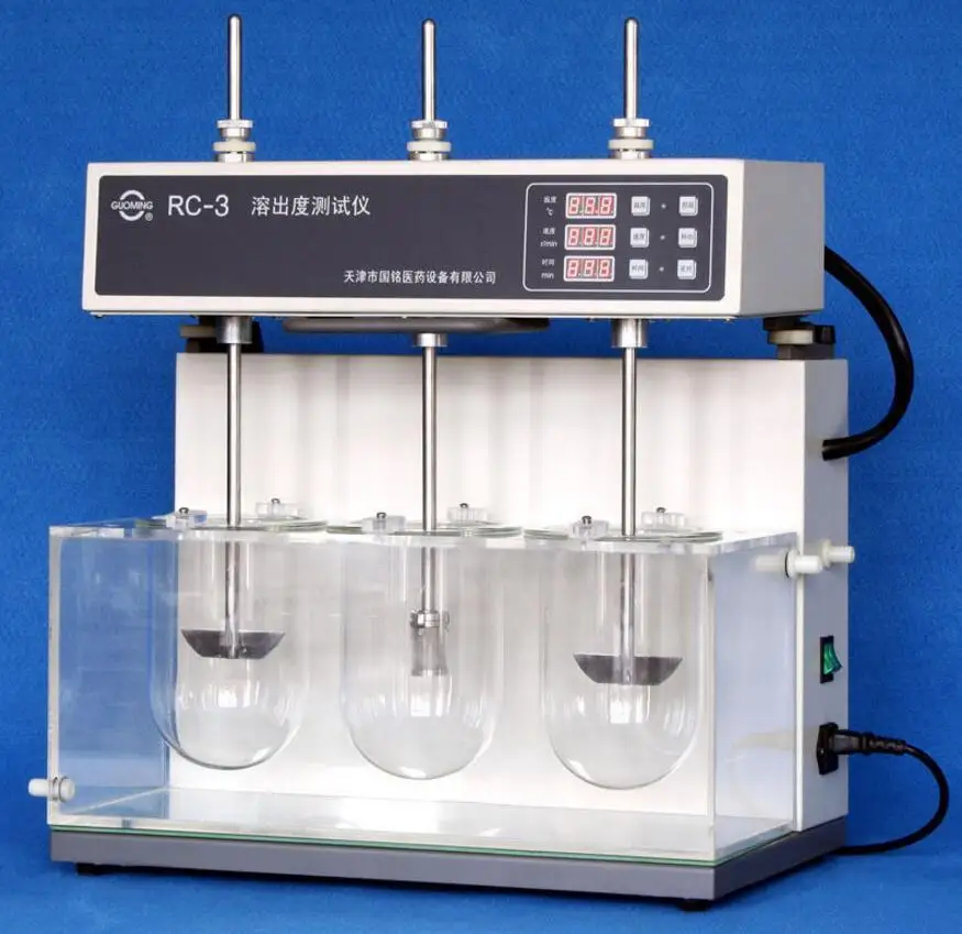 

Тестер растворения таблеток и капсул, трехкамерный, RC-3, новый, высшего качества