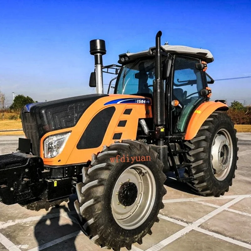 Maquinaria agrícola de 4x4, pequeña, tracción en las 4 ruedas, tractor agrícola, fabricado en china